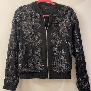 Endless Rose sequin bomber jacket